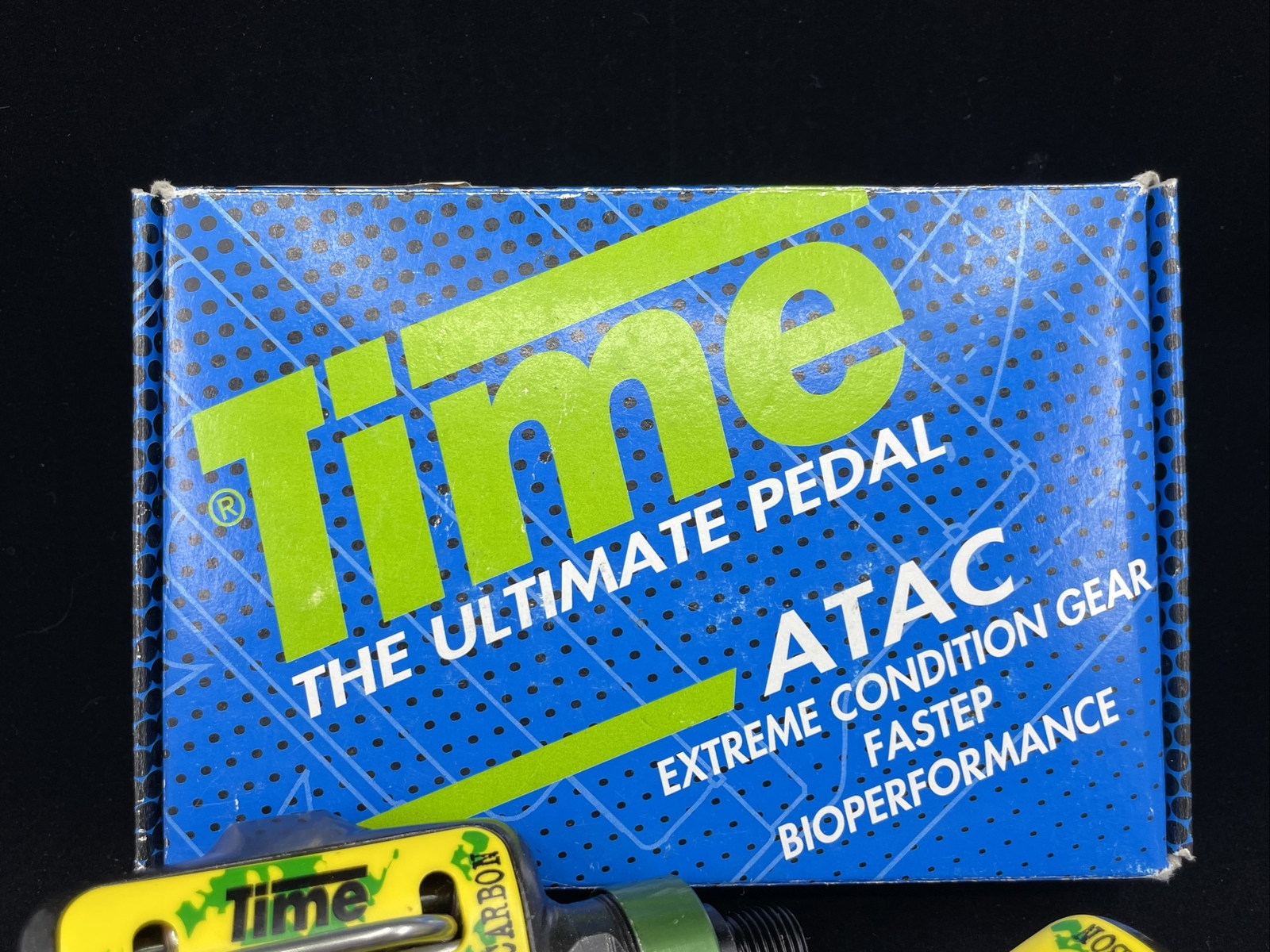 RARE NOS TIME for BIANCHI Limited Edition GREEN ATAC Off-Road Pedals MTB CX