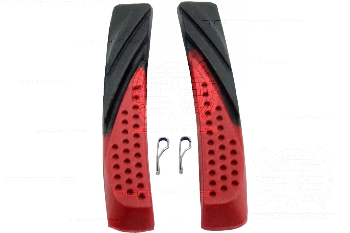 All Weather Explorer XTR Level Replacement Rubber Brake Pad Inserts: Length 72mm