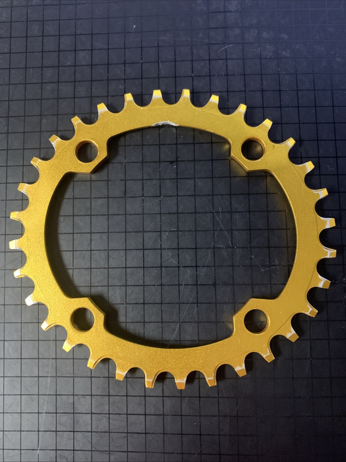 USED Deckas Oval 1x SRAM 104 BCD Chainring 32 Gold Gravel Road MTB Narrow Wide