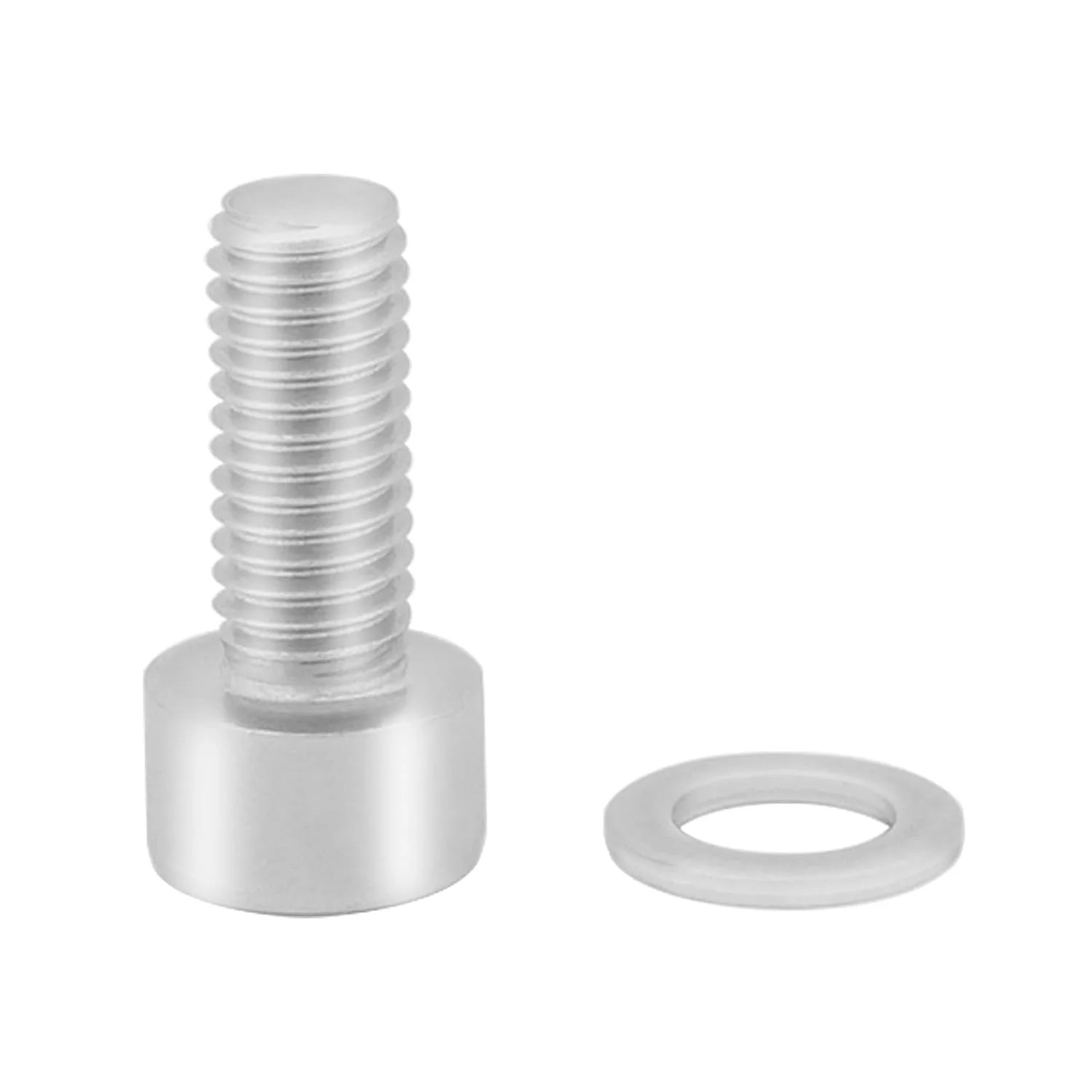10PCS Bike Water Bottle Cage Bolts Holder Screws with Washers, M5x12mm Hex Socke