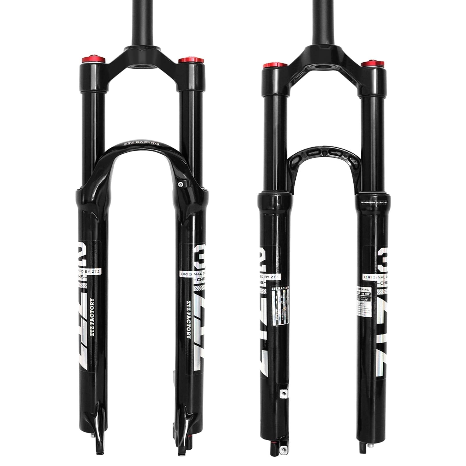 26/27.5/29 inch MTB Dual Air Suspension Fork, 1 1/8 Straight Tube, 120mm Trav…