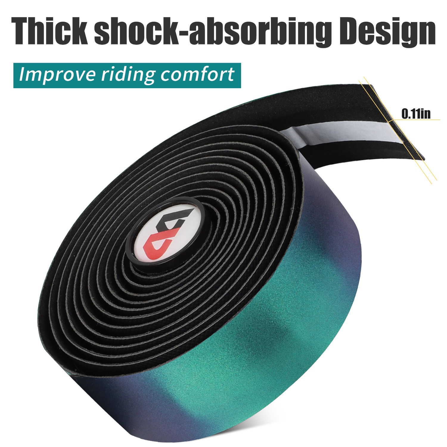 WEST BIKING Photochromic Reflective Road Bike Bicycle Handlebar Tape a Pair