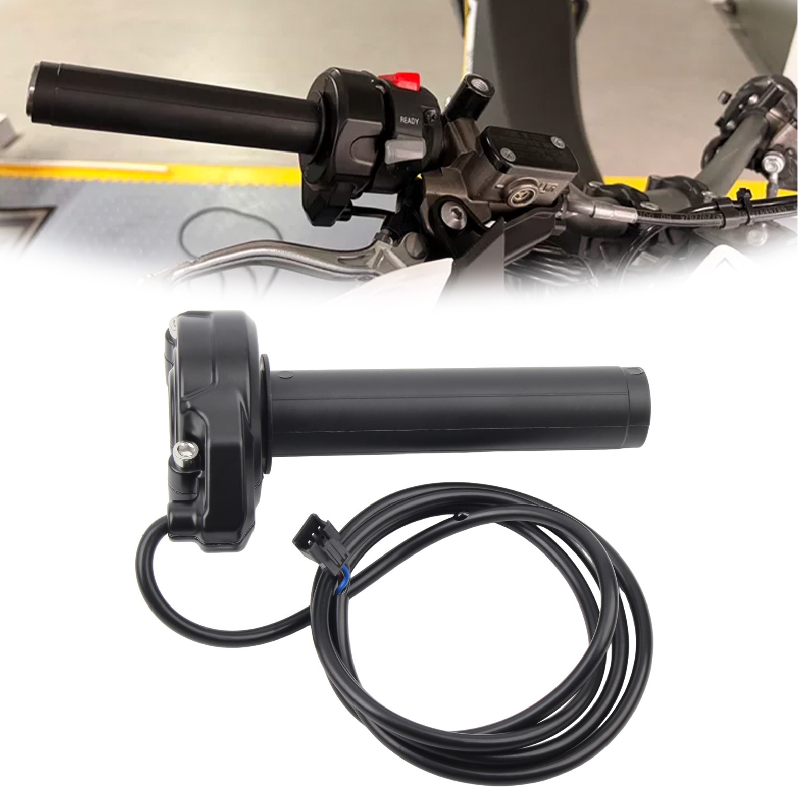 Electric Motorcycle Dirt Bike Handle Throttle Turn Grip Parts For Ridstar Q20