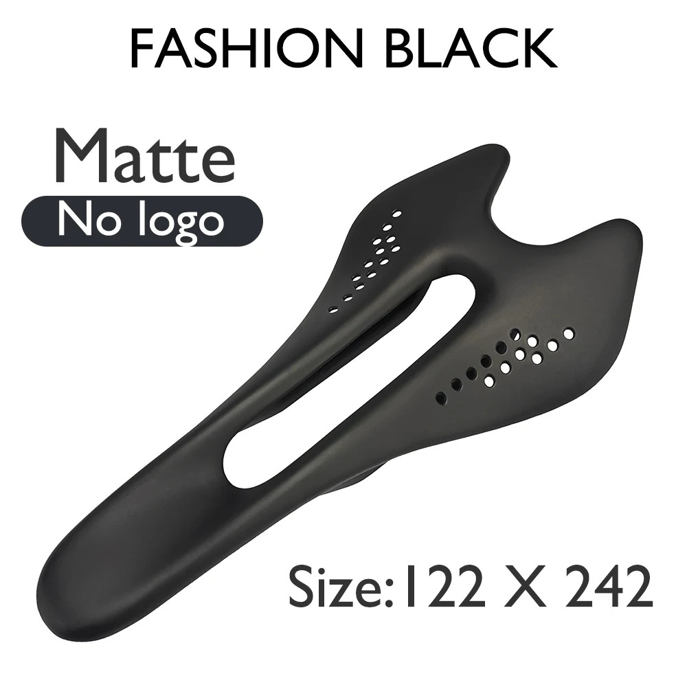Full Carbon Fiber Bicycle Saddle 132×242/122x242mm for Road/mountain Bike