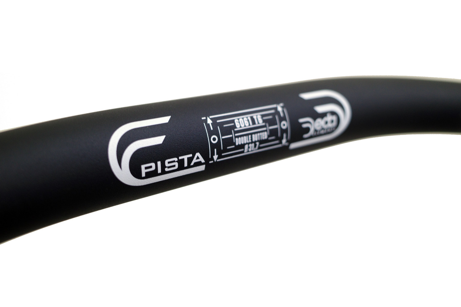 Sale! Deda Elementi PISTA Track Drop Bar Handlebar 42cm 31.7mm Satin Black-New!