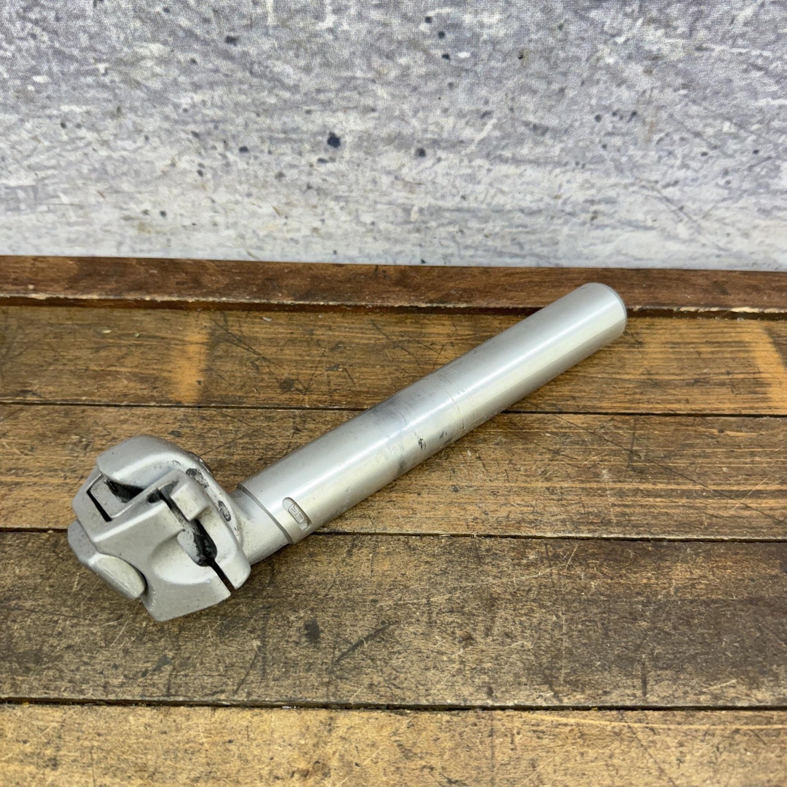 Vintage SR Sakae CR Seatpost 27.2mm Silver Alloy Japan K-86 320g Road MTB 1986