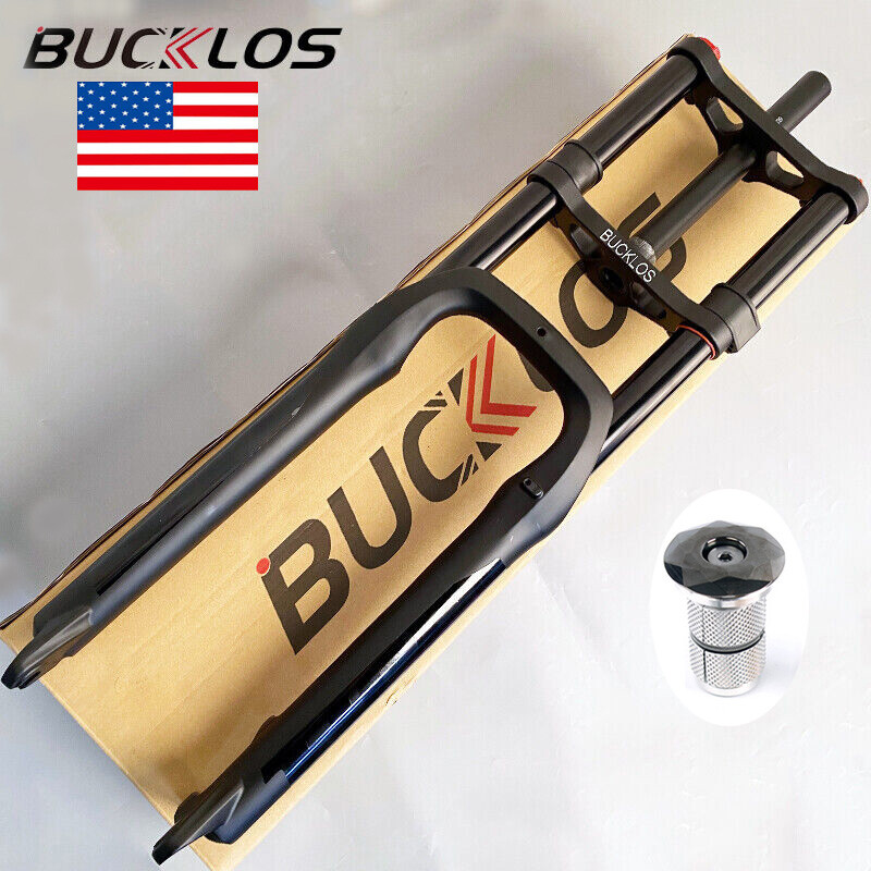 26*4.0″ Fat Bucklos MTB Air Suspension Fork Beach/Snow/Electric Bike Forks