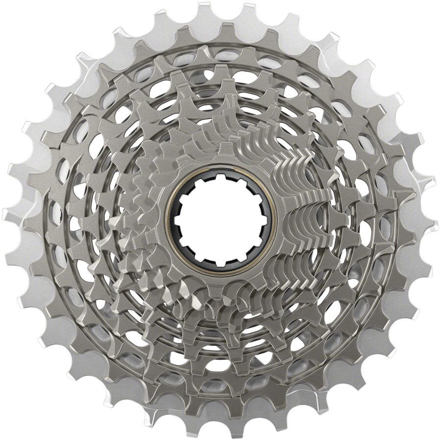 SRAM RED XG-1290 Cassette – 12-Speed, 10-30t, For XDR Driver Body, Silver, E1