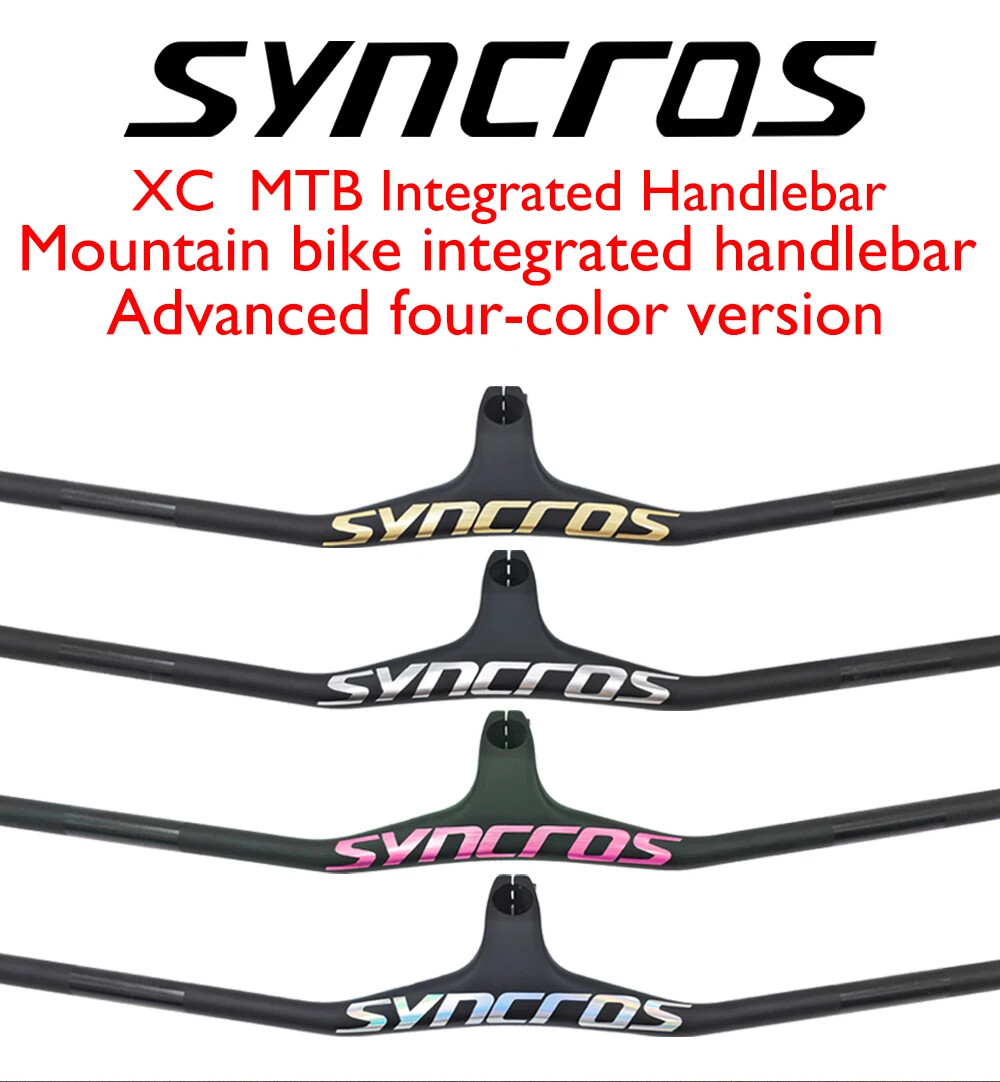 28.6mm Clamp 70/80/90mm -17°Degree Carbon Fiber MTB Bicycle Integrated Handlebar