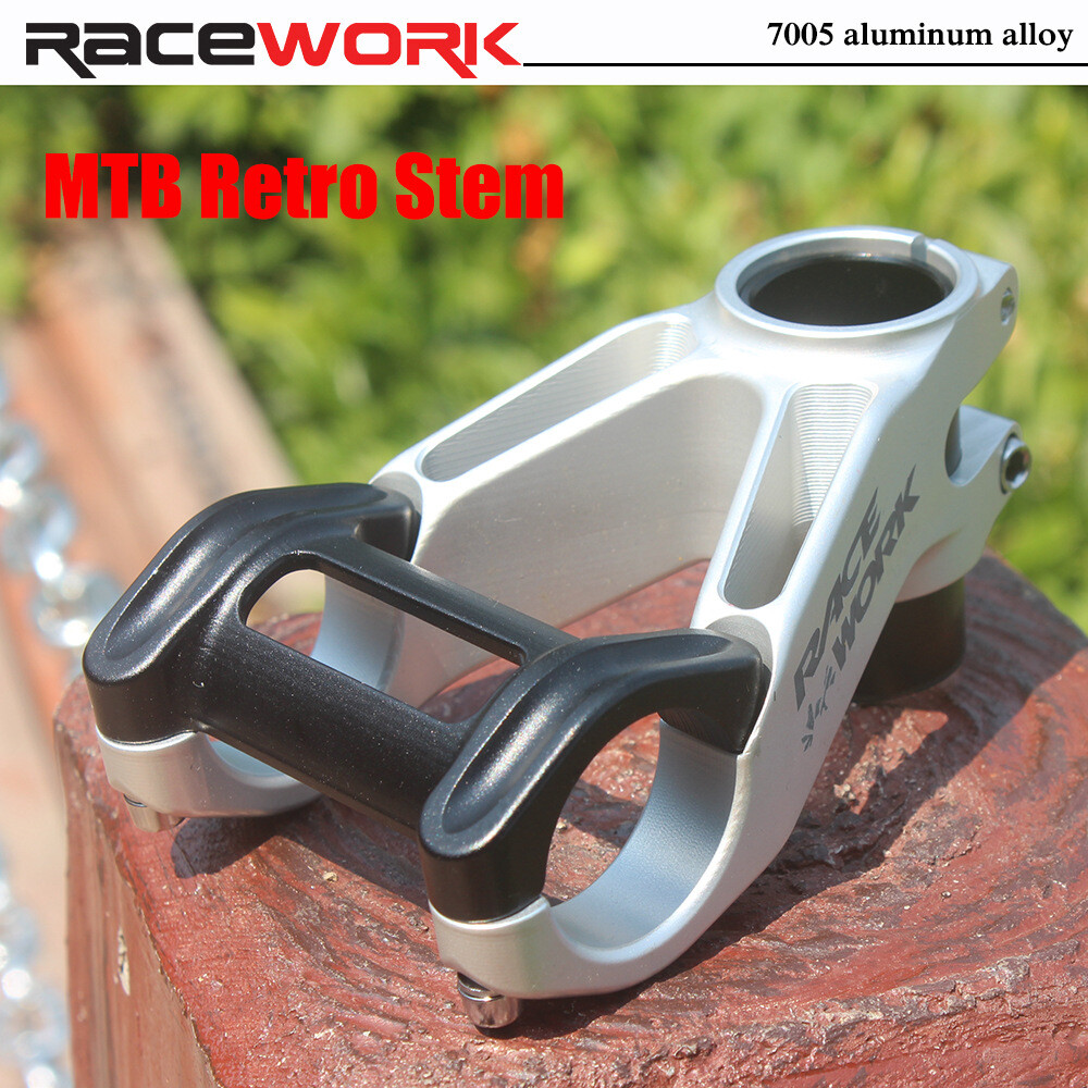 RACEWORK MTB Bike Skeleton Handlebar Negative 17 Degree 80mm Speed stem