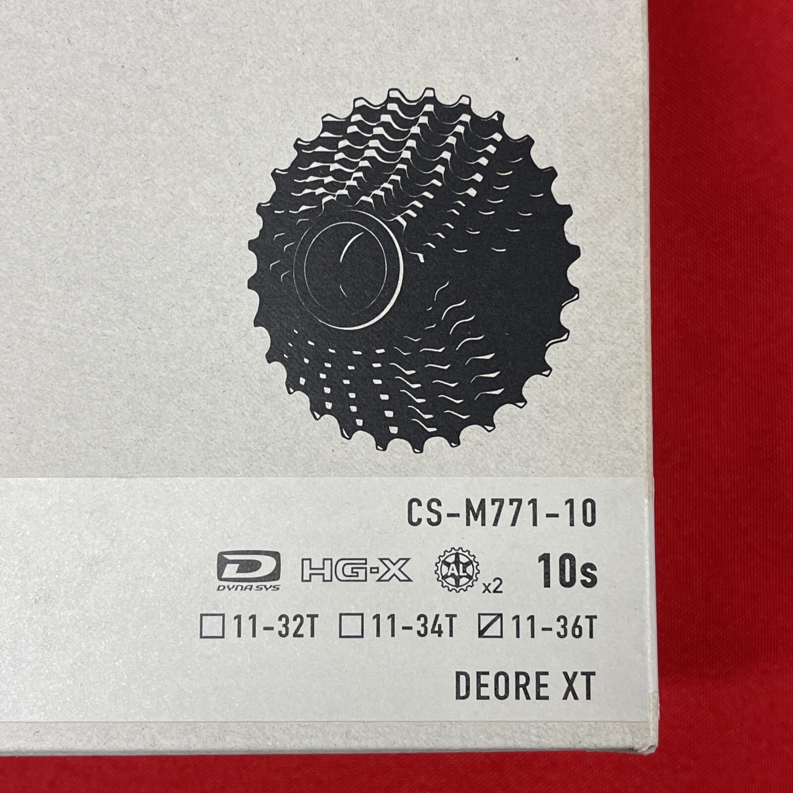 Shimano Deore XT CS-M771 Bicycle Cassette (10-Speed) 11-36 E MTB New in Box