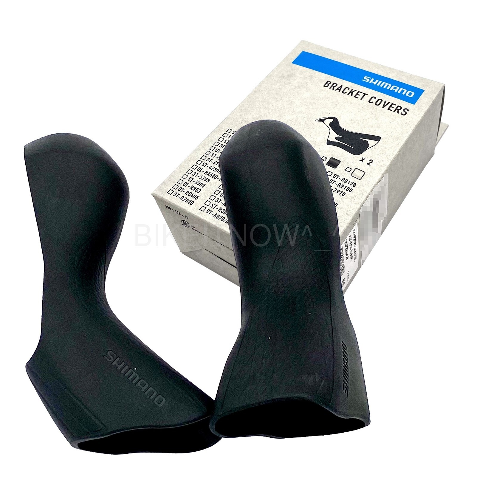 Shimano 105 ST-R7020/R7025 Bike Shifter Lever Hoods / Bracket Cover Set Black