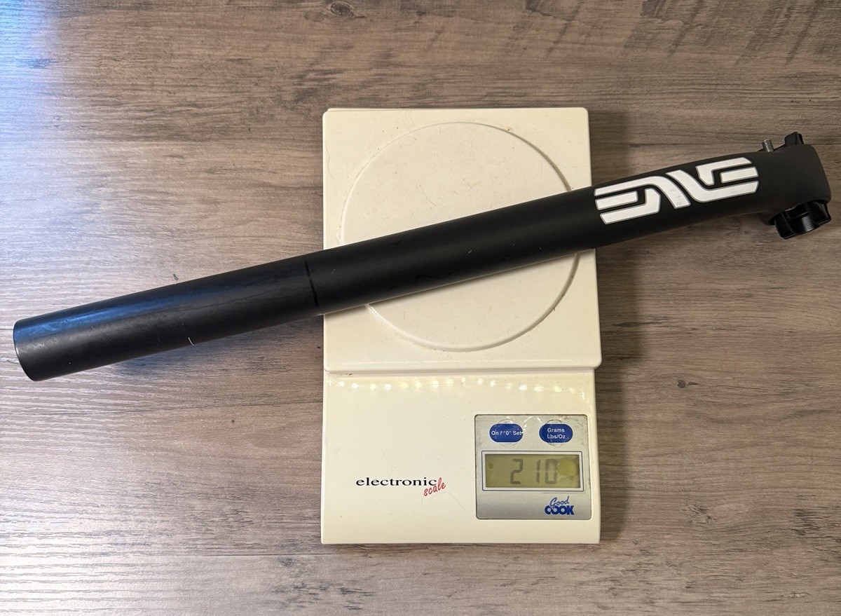 ENVE Carbon Setback Mountain Bike Seatpost 30.9mm x 400mm Black 210 Grams
