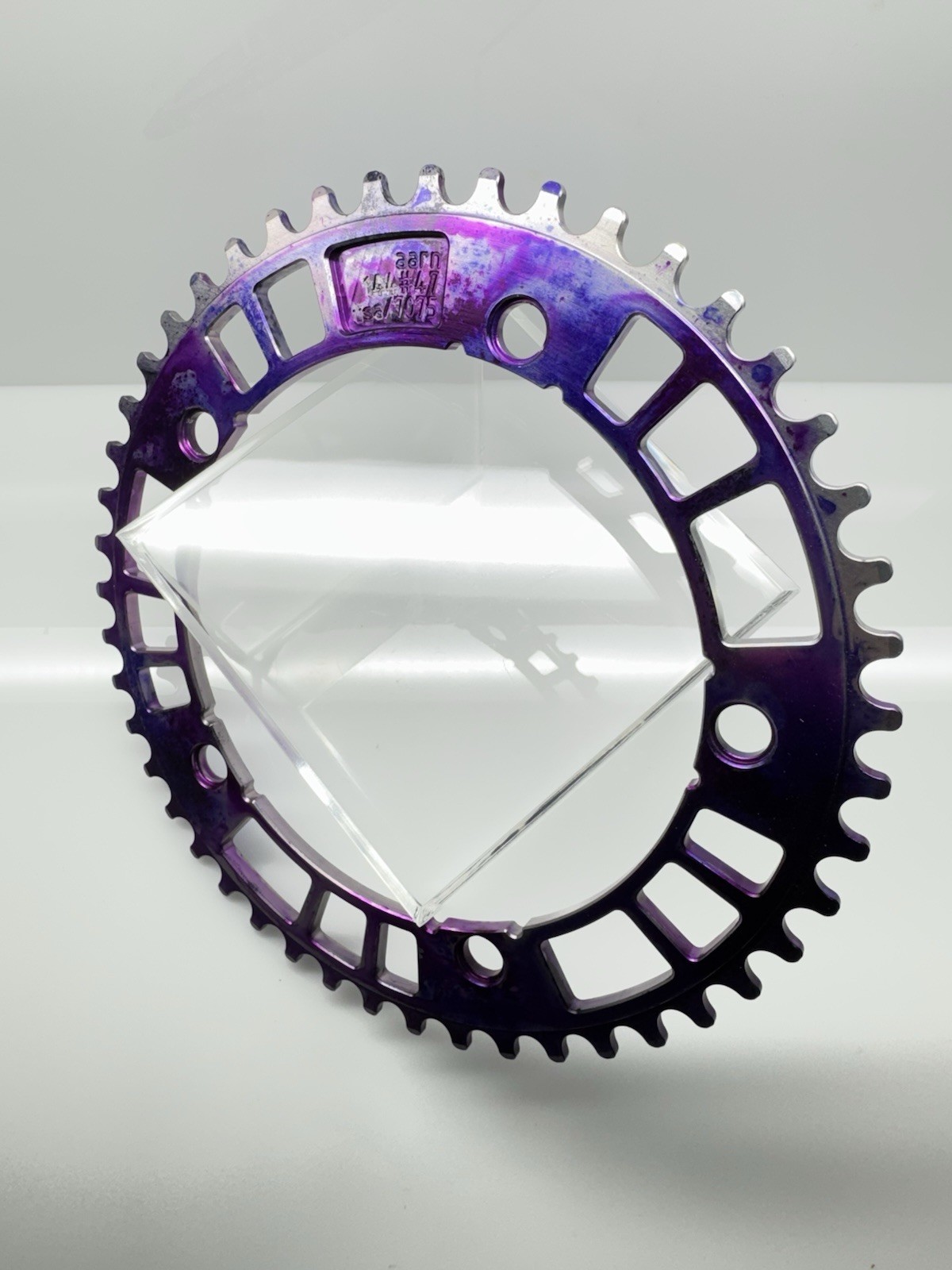AARN x Retrogression / 144BCD 47T limited run edition 44RN track pista chainring