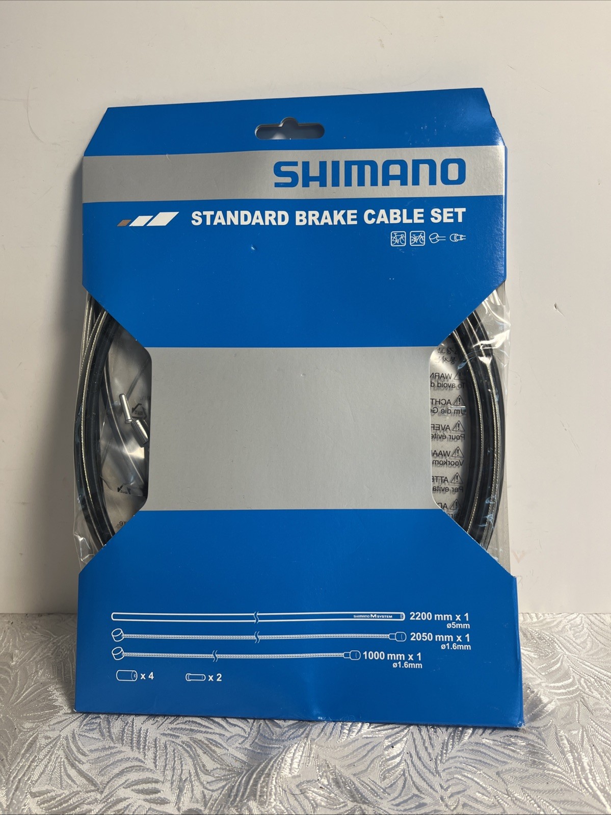 Shimano Standard Brake Cable Set Kit w/ Black Housing Bicycle NEW