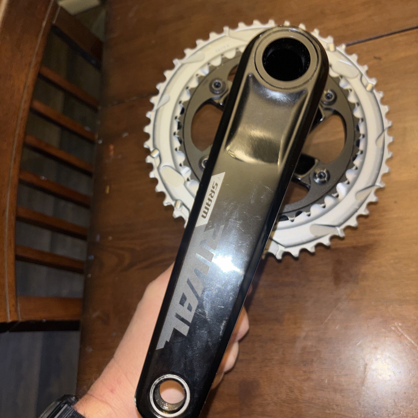 SRAM Rival Crankset 12 Speed – 48/35T – DUB – (Non-Wide) Less Than 50 Miles.
