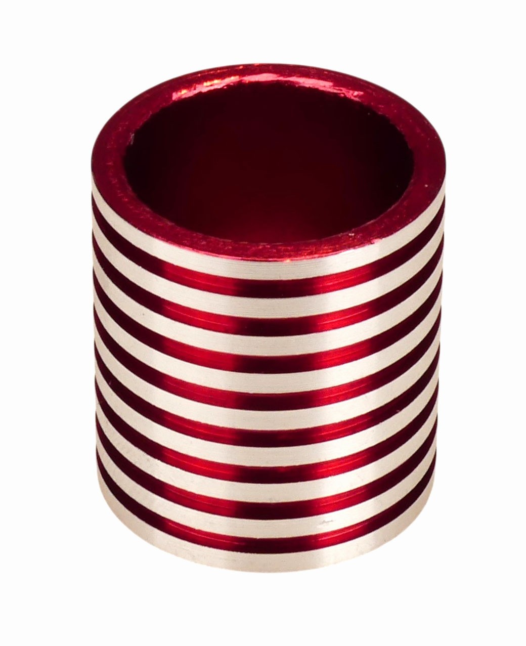 Stem stiffener for old school BMX 21.1mm quill bicycle stems – RED/SILVER