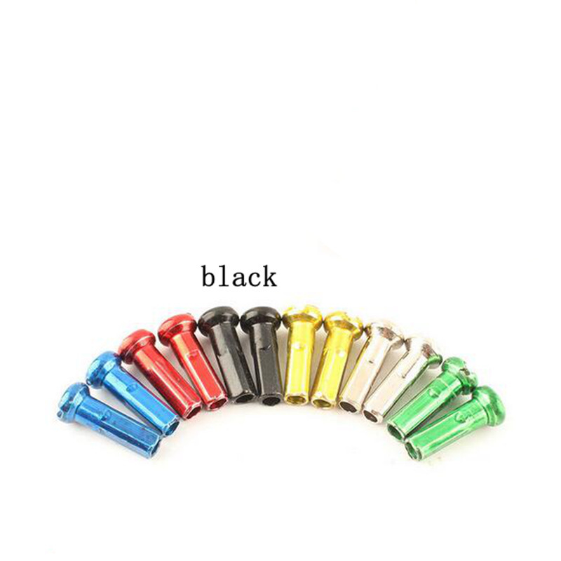 Anodized Wheel 72 Metal Spoke Nipples for BMX Cycling MTB Mountain Bike Bicycles