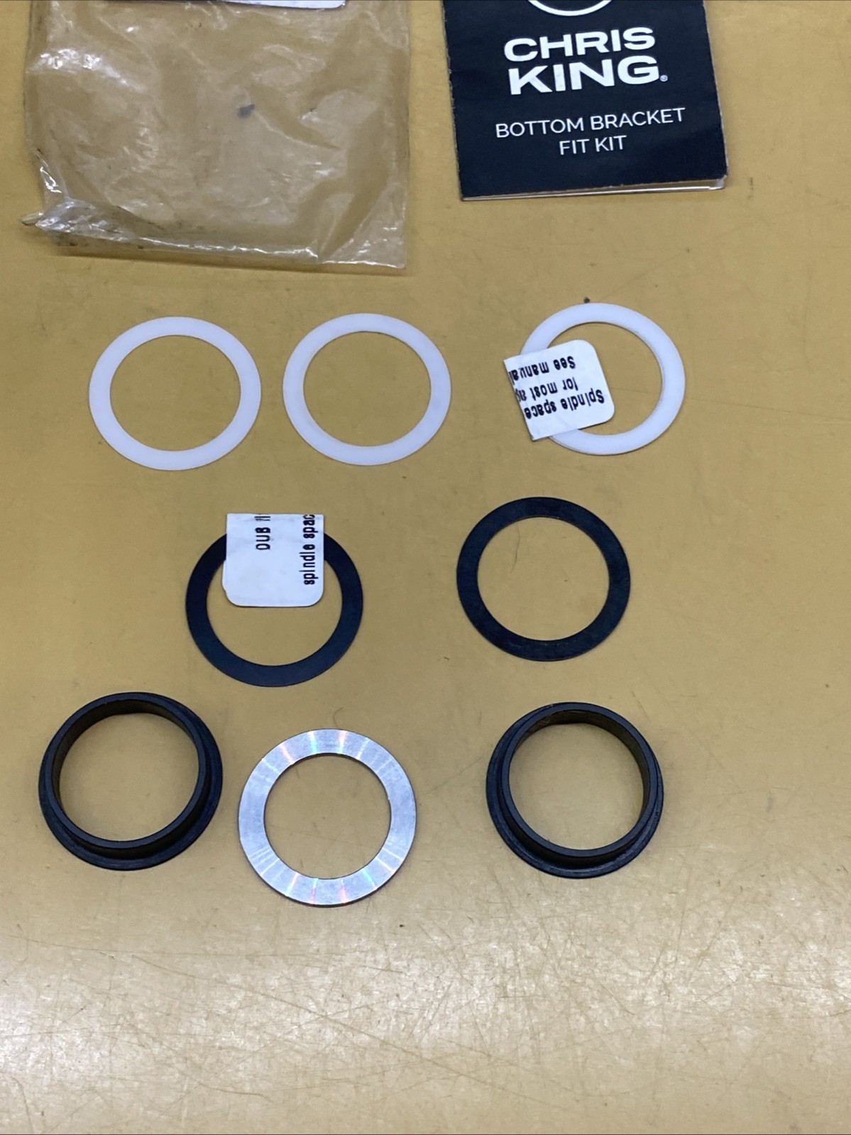 NEW Chris King PBB045 BB Kit #8 ThreadFit 24 Road 68mm Bottom Bracket Kit
