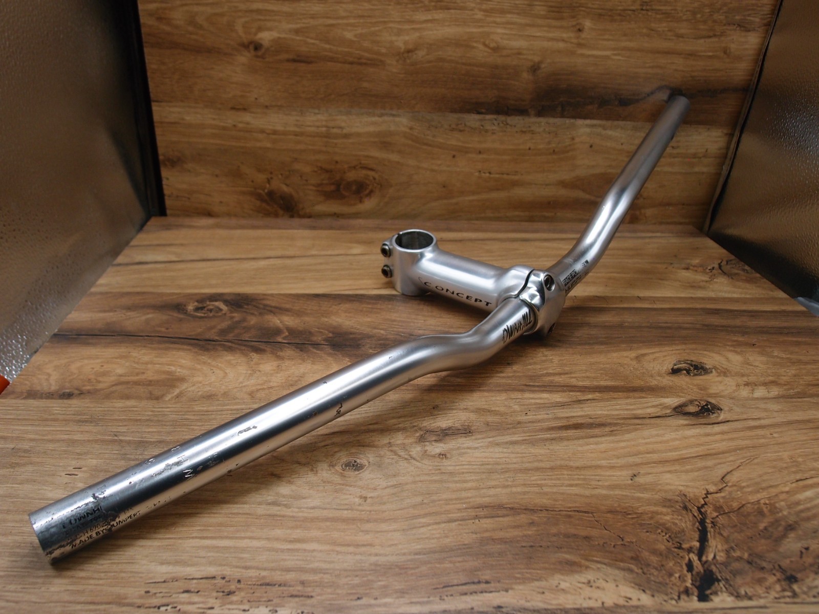 riser handlebar Humpert Race Power Downhill + ahead stem Concept 1 1/8 in