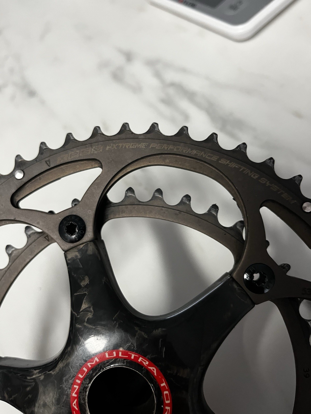 Campagnolo Super Record Ultra-Torque Carbon Road Crankset 170mm, 53/39.