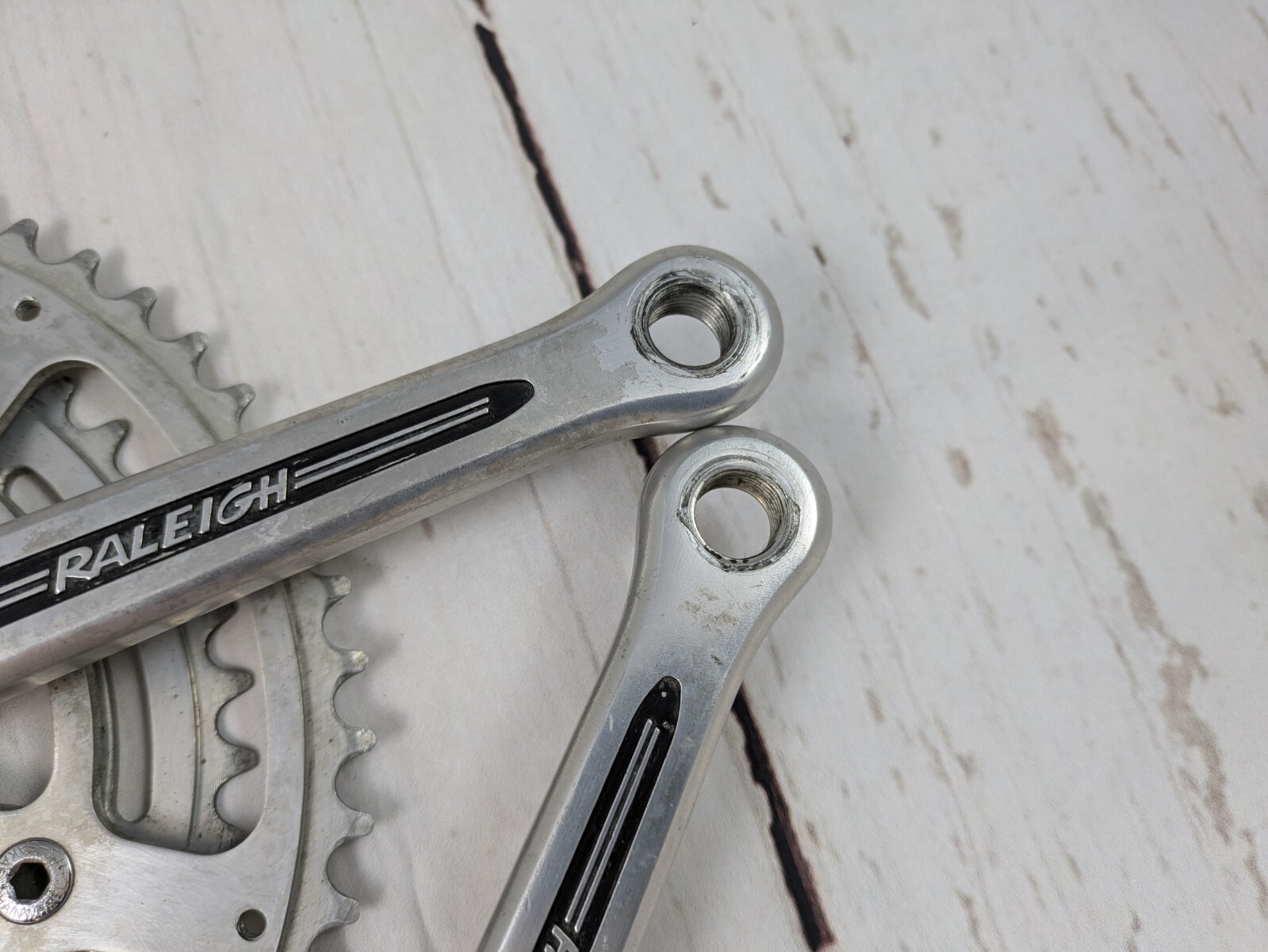 Vintage SR Sakae Raleigh RG Double Crankset 52/42t 170mm Alloy 9/16 1979