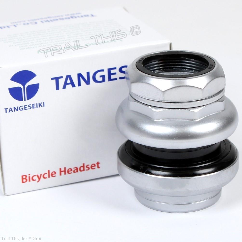 Tange Seiki Passage 1″ Threaded 26.4mm Satin Silver Traditional Bicycle Headset