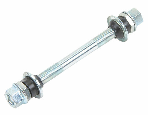 BICYCLE FRONT HUB AXLE 3/8” x 140MM CHROME FIXIE LOWRIDER CRUISER BIKE.