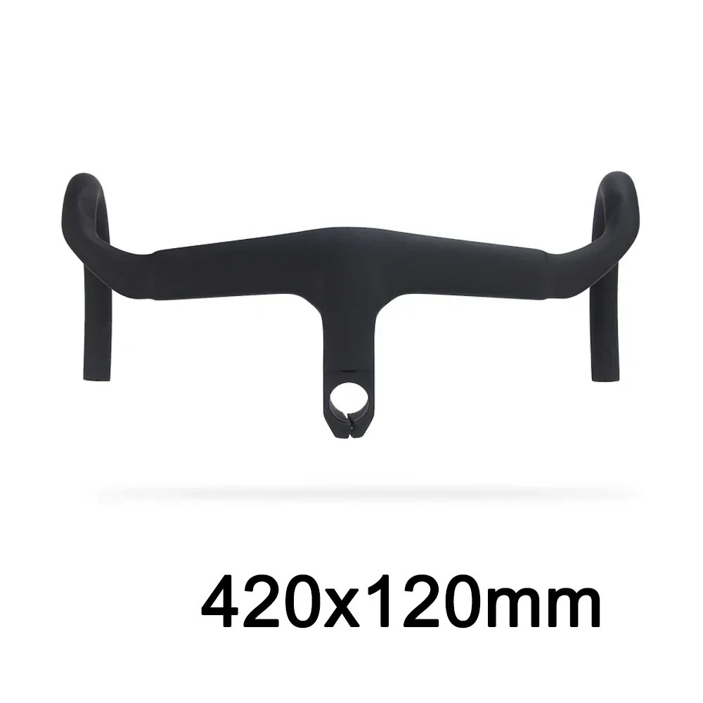 80-110mm Width Road Bicycle Carbon Handlebar Matte Internal Cable Di2 Drop Bar