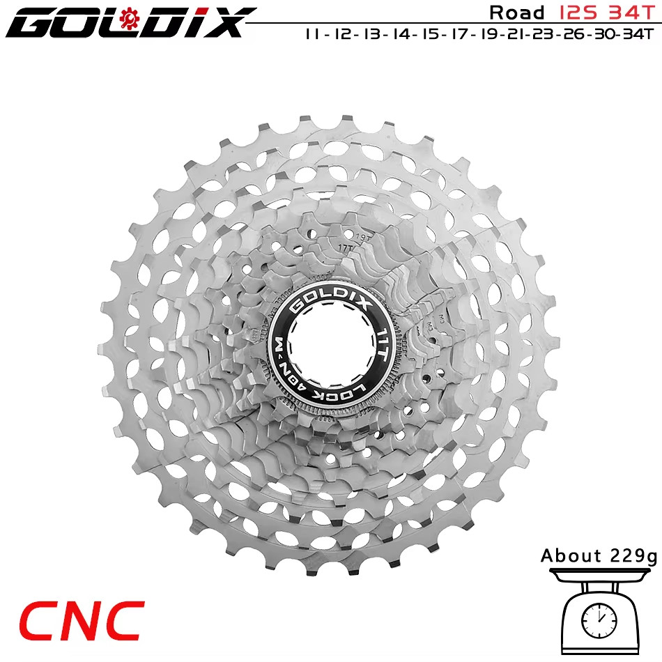 Ultralight CNC Road Bike Cassette 11/12 Speed K7 11S 12S 28T/32T/34T/36T Cassett