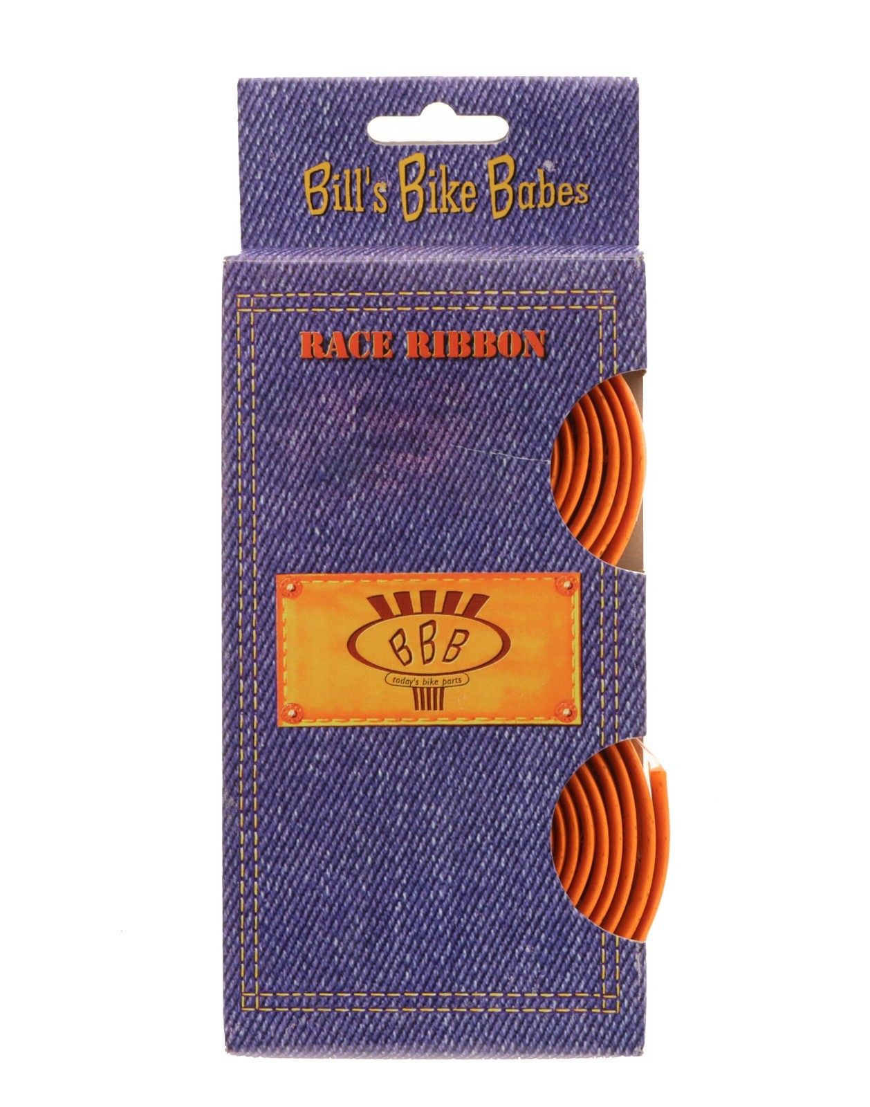 BBB Race Ribbon Bar Tape Adhesive Synth Cork-Like ORANGE Handlebar Wrap NEW NOS