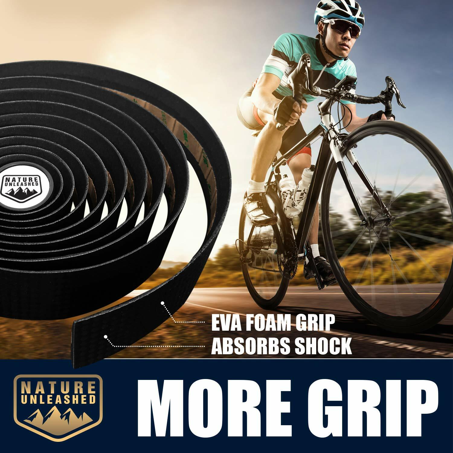 Handlebar Tape​ Road Bikes Bicycle Bar Grips Wraps ​For Handles ​With End Caps
