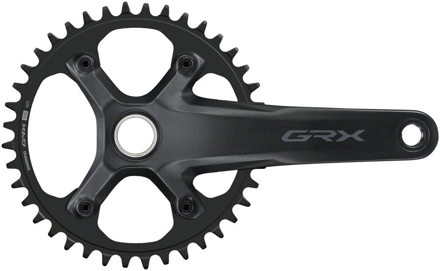 Shimano GRX FC-RX610-1 Crankset – 165mm, 12-Speed, 40t, 110 BCD, Hollowtech II