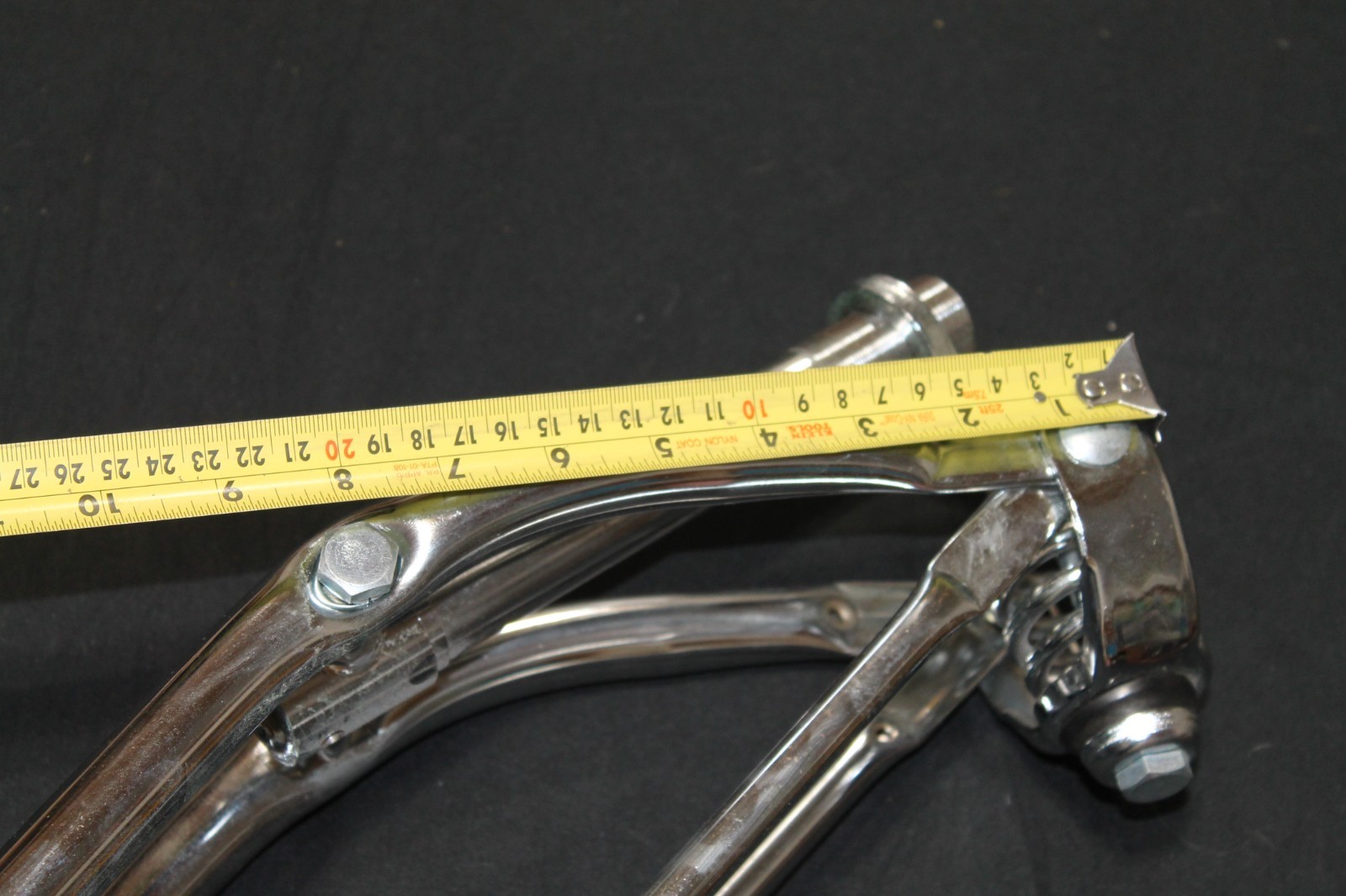 Vintage Chrome Springer Bicycle Front Fork Suspension Assembly Chopper Cruiser