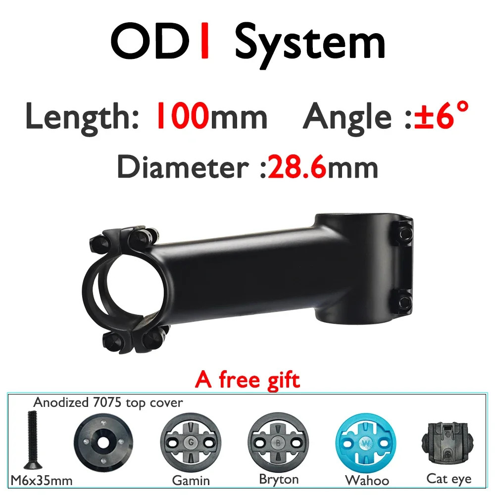 -6 Degrees Carbon Bicycle Riser 60-120mm Bike Computer Stem 28.6/31.8mm