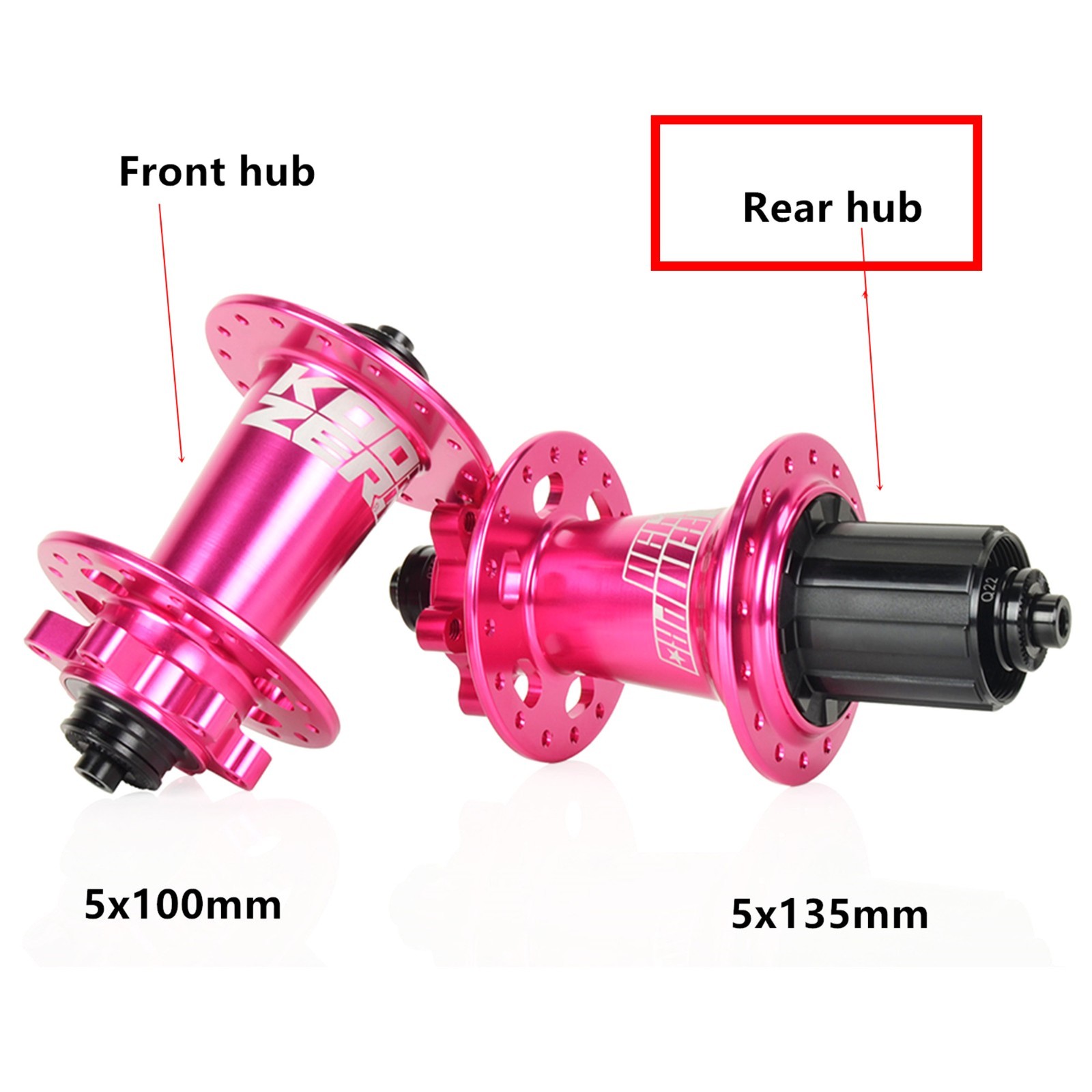XM490 PRO MTB Rear Hub 5x135mm 32 Hole Quick Release Fit for Sram& Shimano 8-11S