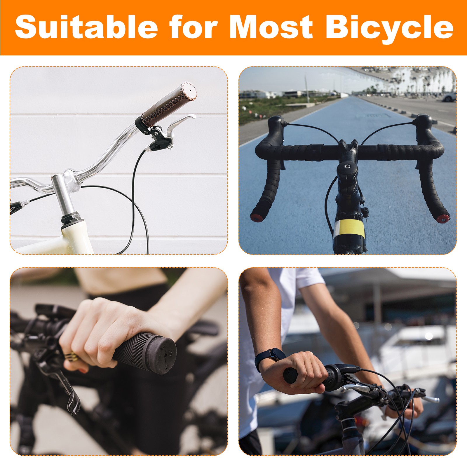 3Pair Yellow Blue Black Bar End Plug Aluminum 0.7oz Bike Handlebar Plug for Bike