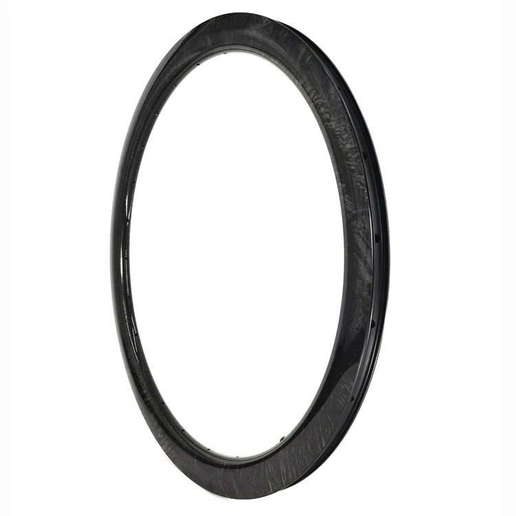 700C 25mm Wide 45/55mm Depth Asymmetric Carbon Road Bicycle Rim Disc Brake Ring