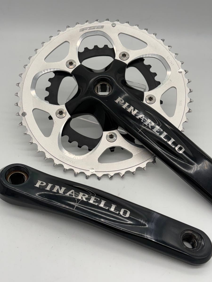 PINARELLO Crankset 170mm 50/34T 110mm BCD Compact Road Bike Black Vintage
