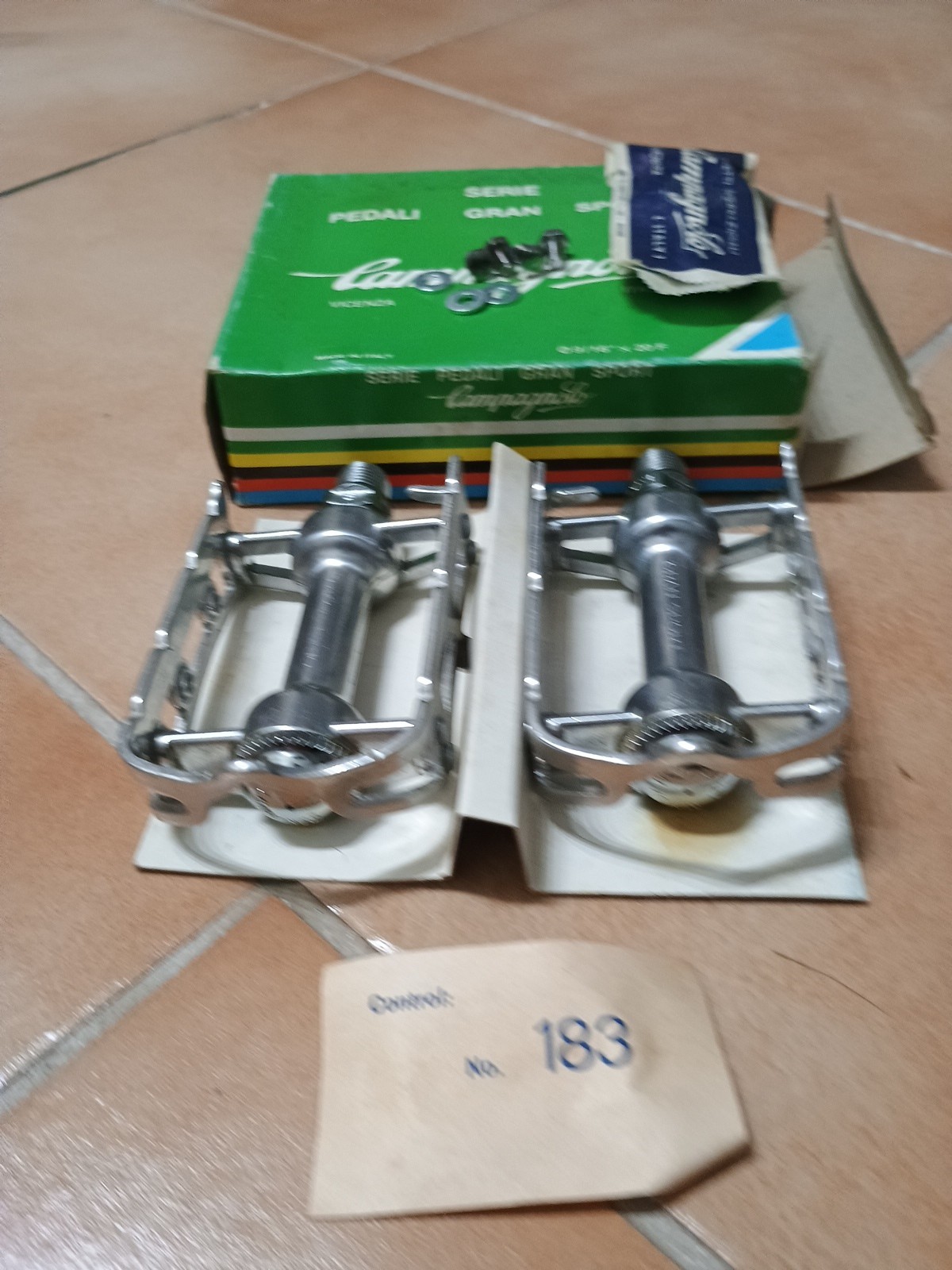 Nos Nib Vintage Campagnolo NGS Pedals New Gran Sport New X Colnago Pedals