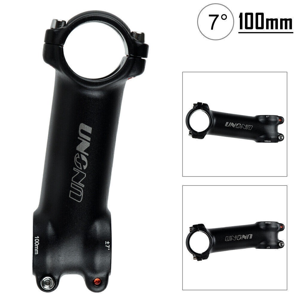 For UNO Aluminum Stem 7°/17°/35°Mountain Road Bike Handlebar Stem 31.8*60-130mm
