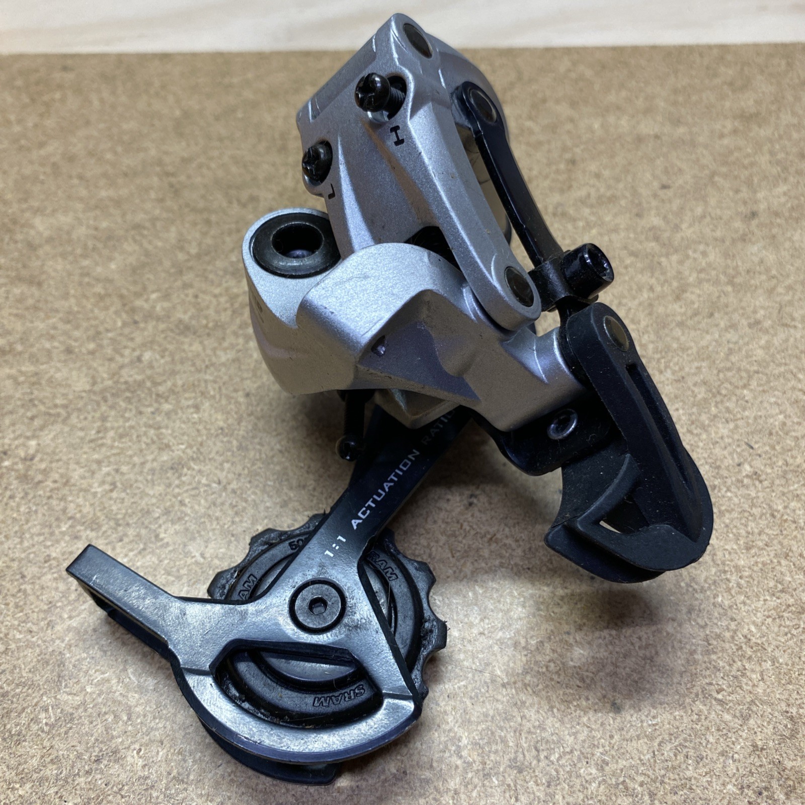 SRAM Via MTB Hybrid Bike Rear Derailleur Silver 1:1 Actuation