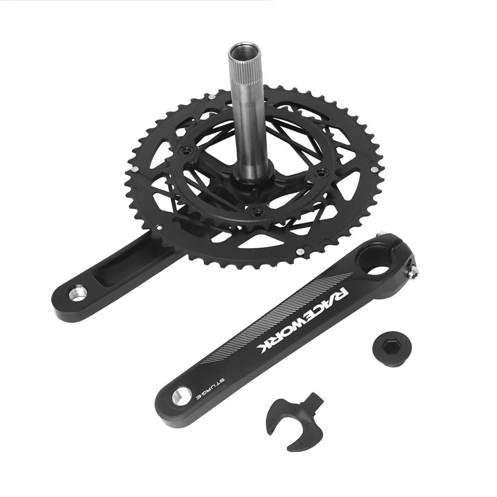 Road Bike Crankset 2×10/11 Speed 170MM Crank Arms 53-39T 110BCD Double Sprocket