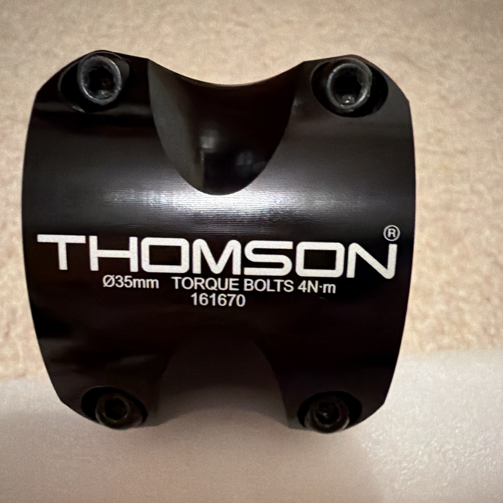Thomson Elite X4 Threadless Stem 40 mm Length 35mm Clamp 1 1/8in Black