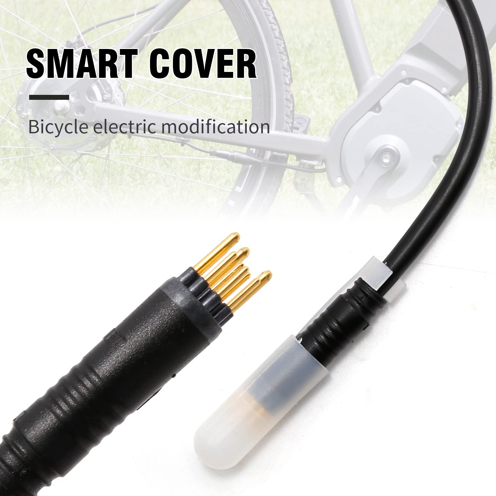 Ebike Cable Connector 9 Pin 60cm Male Motor Cable Electric Bicycle Motor Adap…