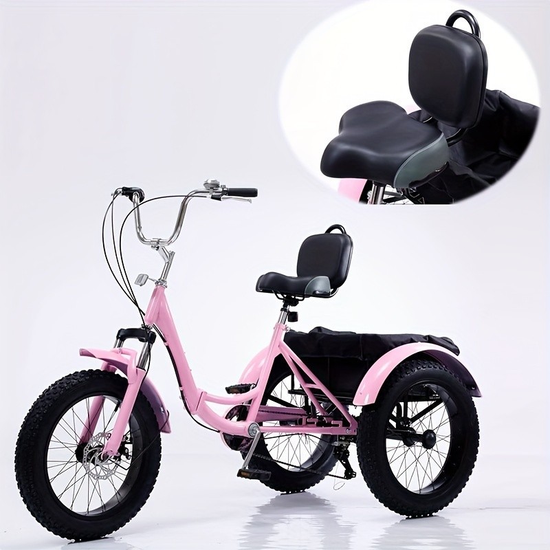 Bike Seat with Backrest Oversized Comfort Bicycle Bike Seats Bicycle Accessories