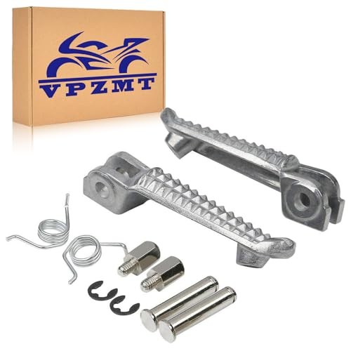 Front Foot Pegs Footrests for yamaha YZF R1 1992-2019, R6 1999 Front-White-1