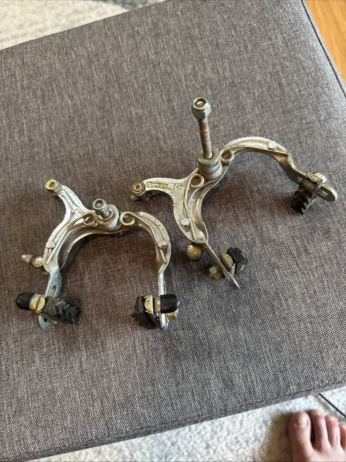 Vintage Old School BMX Bike Front & Rear Brake Set 374040 Bicycle Used