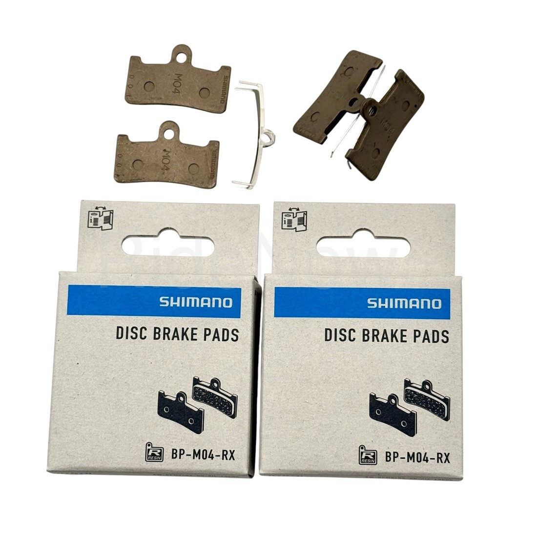Deore Shimano M04-RX Disc Brake Pads, only for XT BR-M755 Caliper, w/spring 2prs