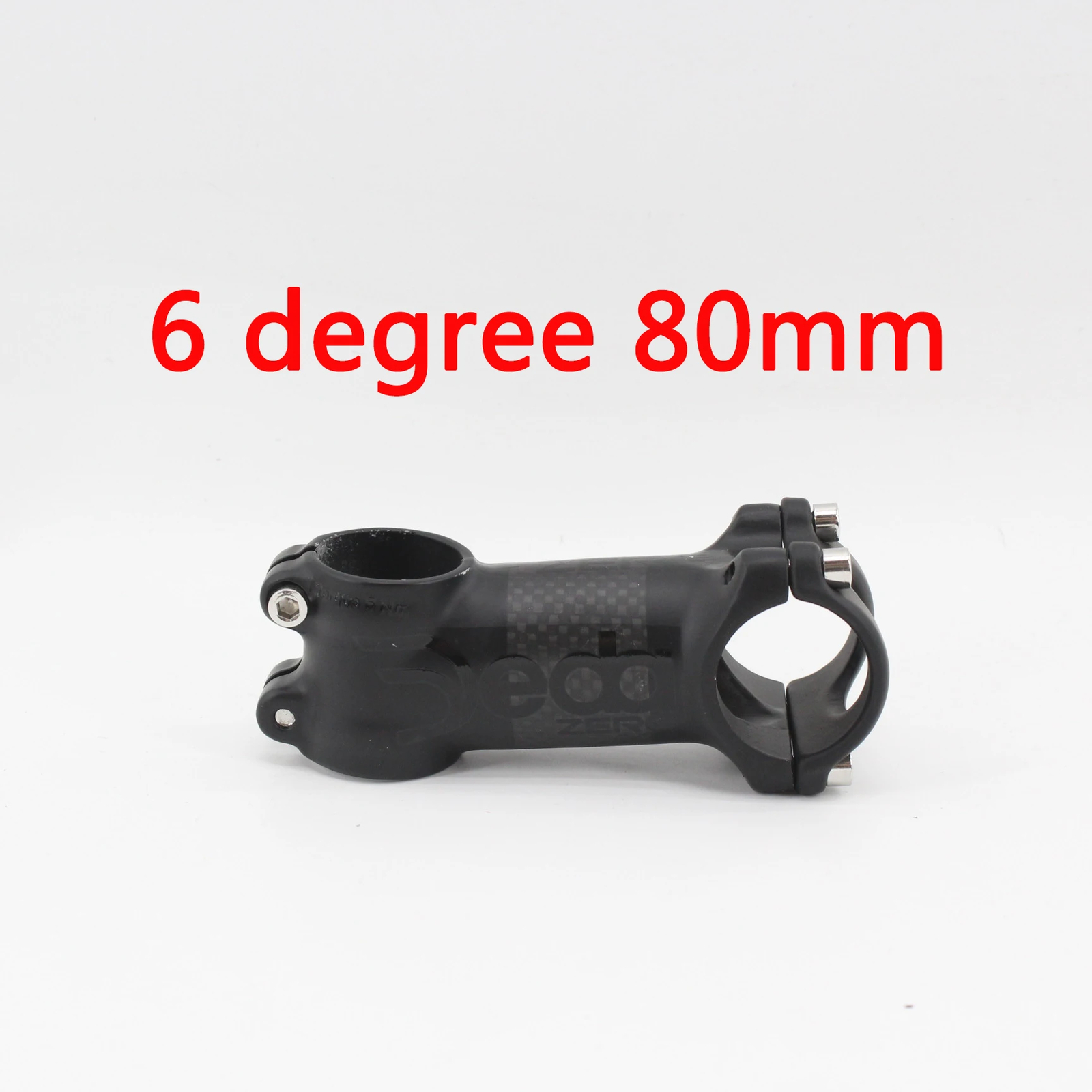 Carbon Road Bicycle Stem 31.8*60-120mm 6 17 Degrees Mountain Bike Stem